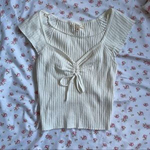 off white / beige la heart top